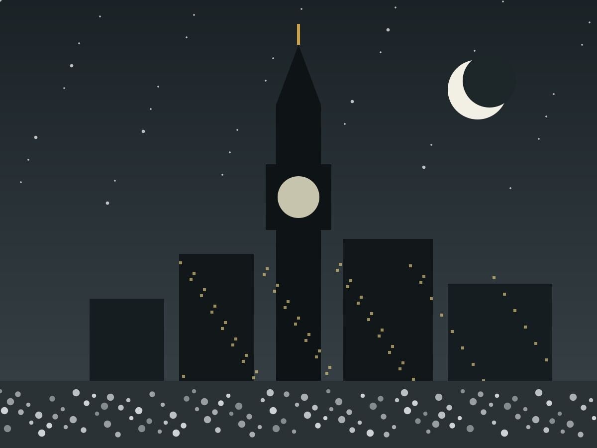 Makkah skyline and clock tower at night